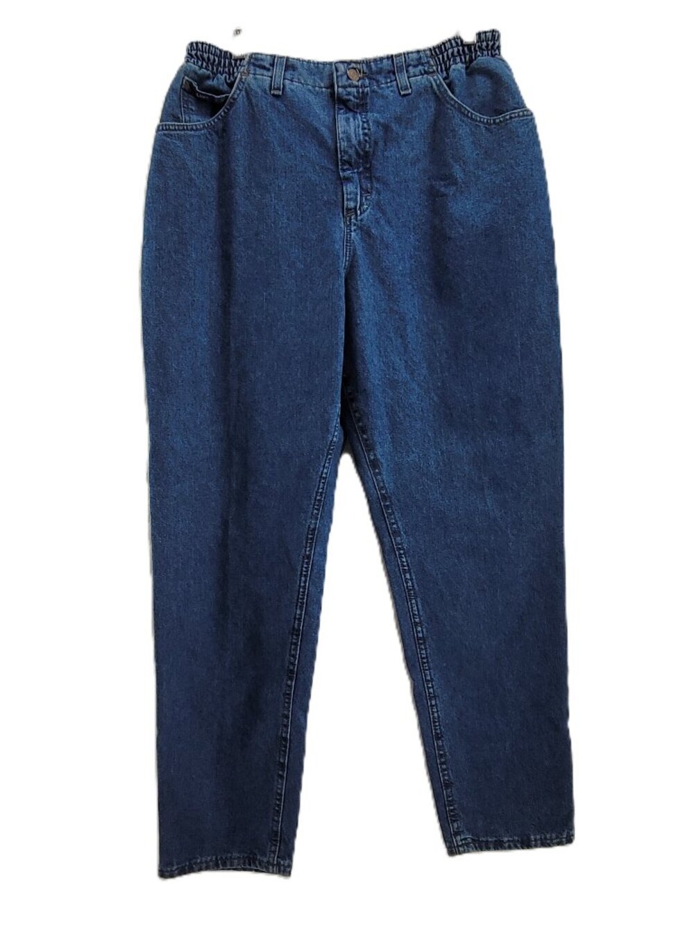 Lee Jeans Womens 32x31 Blue Vintage Side Elastic Bareback Stretch Tapered High